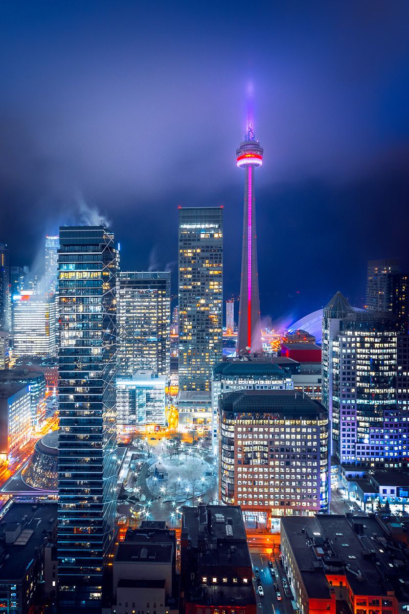 Toronto skyline for Technada footer